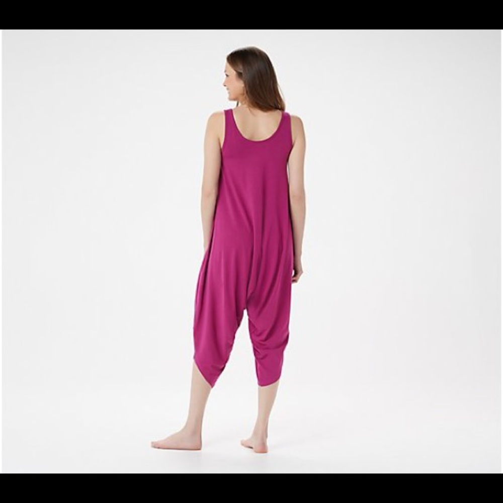 AnyBody cozy knit romper navy blue